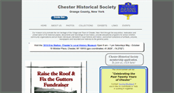 Desktop Screenshot of chesterhistoricalsociety.com