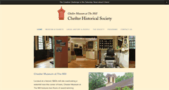 Desktop Screenshot of chesterhistoricalsociety.org